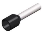 Τερματικός Ακροδέκτης Σωληνωτός Φ1.7mm για Καλώδιο 1.5mm² με Μαύρη Μόνωση Χαλκός E1508