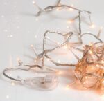 Χριστουγεννιάτικα Λαμπάκια 300 LED 15m Amber IP44 Επεκτάσιμο με Διαφανές Καλώδιο 3m, 8 Προγράμματα 62322