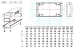 Κουτί Κατασκευών Πλαστικό ABS Γκρι 190x100x40mm με Οδηγούς για PCB Gainta G452 - Image 3
