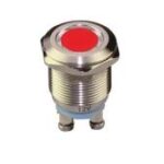 Ενδεικτική Λυχνία LED Κόκκινη Φ19mm 12V Αντιβανδαλιστικό IP65 GBC 25.4170.00