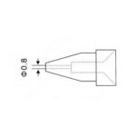Zhongdi N5-2 Μύτη Αποκόλλησης 0.8mm για τα Πιστόλια ZD-552 & ZD-553R/T των Σταθμών Zhongdi - Image 2