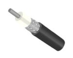 Siva Καλώδιο Ομοαξονικό 50Ω RG58C/U MIL-C-17 Μαύρο 100m
