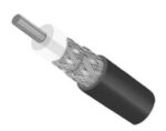 Siva Καλώδιο Ομοαξονικό 50Ω RG214/U MIL-C-17 Διπλής Θωράκισης Μαύρο 100m