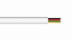 Τηλεφωνικό Καλώδιο Flat 4x0.12mm Καθαρός Χαλκός Λευκό HEC428 1m
