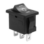 Διακόπτης Rocker ON-OFF-ON 3 Pin SP3T, 6A/250VAC, για Άνοιγμα 19.2x13mm Rleil RL3-113