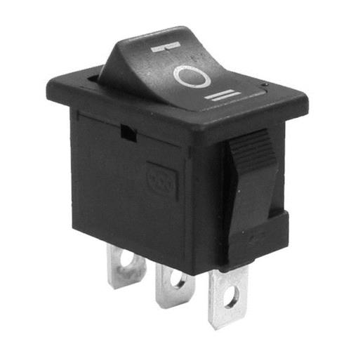 701484-o1.jpg Διακόπτης Rocker ON-OFF-ON 3 Pin SP3T, 6A/250VAC, για Άνοιγμα 19.2x13mm Rleil RL3-113 - Image 1