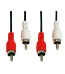 Καλώδιο 2x RCA Αρσενικά σε Αρσενικά 3m Μαύρο FEV PL-4014