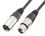 Καλώδιο XLR Unbalanced Αρσενικό σε Θηλυκό 3m Μαύρο Victronic T1902-010