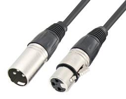 703496-o1.jpg Καλώδιο XLR Unbalanced Αρσενικό σε Θηλυκό 3m Μαύρο Victronic T1902-010 - Image 1