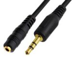 Καλώδιο 3.5mm Stereo Αρσενικό σε Θηλυκό 5m Μαύρο VNzane R305