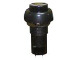 Πιεζοδιακόπτης OFF-ΟΝ 2 Pin SPST, Φ12mm Μαύρος Ultimax PB305A