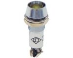 Ενδεικτική Λυχνία LED Πράσινη Φ10mm 230VAC/DC IP40 με Faston 02.011.0080