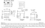 Dip Switch 3 Επαφών OFF-ON, 9.2x9.7mm, Βήμα 2.54mm για PCB ECE EDG103 - Image 2