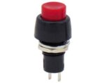 Πιεζοδιακόπτης Push ON SPST-NO, Φ10mm Κόκκινος PBS-20B