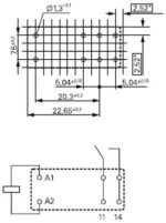 Ρελέ Ηλεκτρομαγνητικό 24VDC 16A 1 Επαφής N.O. 6 Pin RT334024 SCHRACK - Image 3