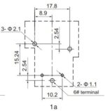 Ρελέ Ηλεκτρομαγνητικό 12VDC 30A 1 Επαφής N.O 5 Pin για PCB Sanyou SLA-S-112DM - Image 3