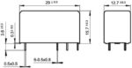 Ρελέ Ηλεκτρομαγνητικό 12VDC 8A 2 Επαφών N.C+N.O 8 Pin για PCB Hongfa HF115FK/12-2Z4T - Image 4