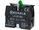 Xindali LA167-B2-BE101 Επαφή 1NO 10A για Επιλογικούς Διακόπτες & Πλήκτρα από Μπουτονιέρες Χειρισμού Σειράς LAY5