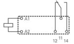 Ρελέ Ηλεκτρομαγνητικό 5VDC 8A 1 Επαφής N.C+N.O 5 Pin για PCB Schrack RY610005 - Image 3