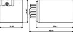 Ρελέ Ηλεκτρομαγνητικό 12VDC 10A 2 Επαφών N.C+N.O 8 Pin Λυχνίας Schrack MT221012 - Image 3