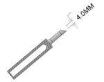 Solomon 20/30T-4C Μύτη Κολλητηριού 4mm με Κεκλιμένο Άκρο για τα Κολλητήρια SL-20 NI/SL-30 NI των Σταθμών SL-20/SL-30
