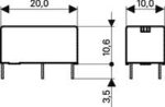 Ρελέ Ηλεκτρομαγνητικό 12VDC 6A 1 Επαφής N.O 4 Pin για PCB Schrack RE034012 - Image 4