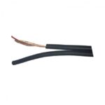 Καλώδιο Ήχου 2x0.22mm με Θωράκιση Flat Tele IS2R Μαύρο 100m
