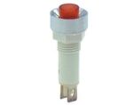 Ενδεικτική Λυχνία Neon Κόκκινη Φ10mm 12VAC/DC με Ακροδέκτες Κόλλησης Faston XH024/12/R