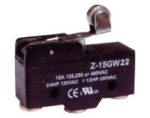 Τερματικός Διακόπτης SPDT με Έλασμα 35mm & Ροδάκι, 0.98Ν, 15A/250VAC IP63, C&H Z-15GW22-B