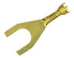 Ακροδέκτης Διχαλωτός Φ4.3mm για Καλώδιο έως 2mm² Ορείχαλκος Y744351
