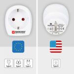 Skross Adaptor Πρίζας από Αμερικάνικό Βύσμα με Γείωση Αρσενικό 1500W σε Σούκο Θηλυκό 3650W 1.500203-E - Image 2