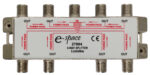 E-Space Διακλαδωτής TV & SAT 8 Eξόδων 5-2450MHz με Power Pass