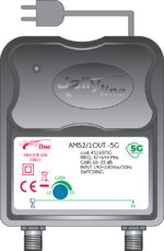 JollyLine 45160/5G Ενισχυτής Γραμμής TV 1 Εξόδου 25dB 108dBuV Ρυθμιζόμενος με Φίλτρο 5G - Image 2