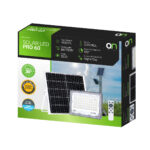 ON Solar LED PRO 60 Ηλιακός Προβολέας LED Ισχύος 60W Αλουμινίου IP65 1200lm με Τηλεχειριστήριο, Φυσικό Λευκό 4000Κ, Λευκός 23.8757.15 - Image 5