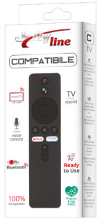 JollyLine Τηλεχειριστήριο Αντικατάστασης για Xiaomi TV με Voice Control & Bluetooth Μαύρο JL1511 - Image 2