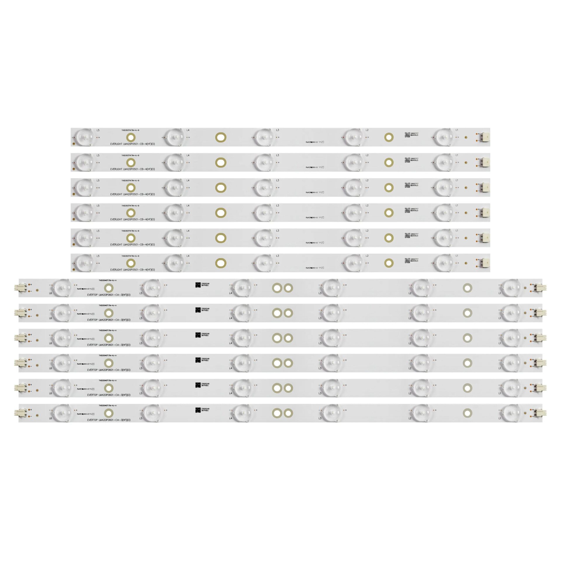 805359-o1.jpg LED Backlight 5 & 6 LED για Philips 42" LBM420P0601-CA-3(HF)(0) / LBM420P0501-CB-4(HF)(0) Set 12τμχ - Image 1