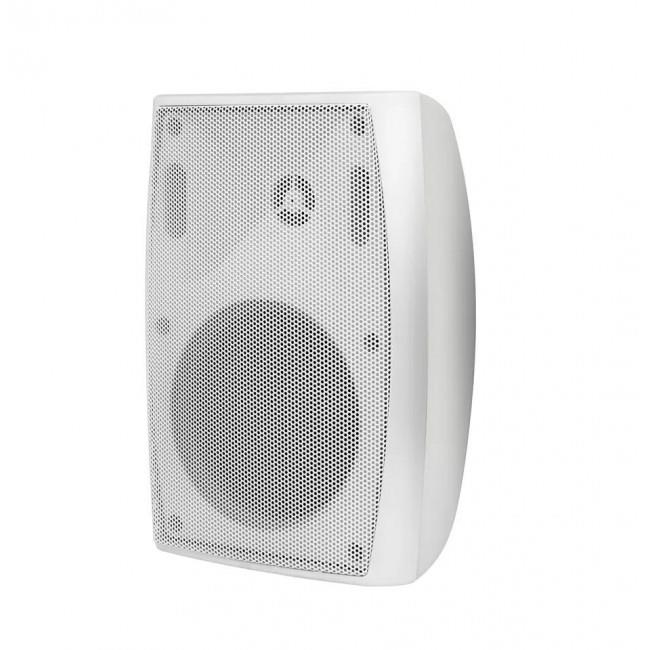 825944-o1.jpg MegaSound SM-M226W Ζεύγος Ηχείων Λευκά Πλαστικά 2 Δρόμων 6" 75W 8Ω/100V με Βάση Τοίχου 210x190x310mm - Image 1