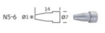 Zhongdi N5-6 Μύτη Αποκόλλησης 1mm για τα Πιστόλια ZD-552 & ZD-553R/T των Σταθμών Zhongdi - Image 2
