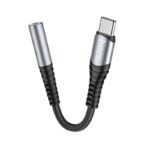 Adaptor USB-C σε 3.5mm Stereo Θηλυκό Ασημί Hoco LS33 - Image 3