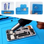 PCWork PCW10A Αντιστατική Επιφάνεια Εργασίας 450x300mm από Σιλικόνη Ανθεκτική στη Θερμότητα, Θήκες Αποθήκευσης & Μαγνητικές Θέσεις Εξαρτημάτων Μπλε - Image 4