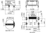Βύσμα HDMI Θηλυκό Γωνιακό 90° για PCB SMT Μεταλλικό Attend 206A-SEAN-R03 - Image 4