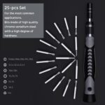 PCWork PCW08H Σετ Κατσαβιδιών Ακριβείας με Στροφείο 25τμχ. - Image 4