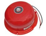 Μηχανικό Κουδούνι 230VAC 105dB IP40 Φ124x48mm Κόκκινο KZE BL-100
