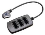 Adaptor Scart Αρσενικό σε 3x Scart Θηλυκά 0.5m Ασημί SC2042