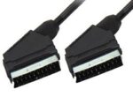 Καλώδιο Scart Αρσενικό σε Αρσενικό Φ8mm 5m Μαύρο SC1003B