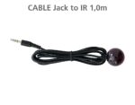 Καλώδιο Jack σε IR 1m για Αποκωδικοποιητές Edision Μαύρο
