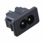 Βύσμα Ρεύματος 2 Pin C8 για Panel 250VAC 2.5A για Panel Schurter 4300.0102
