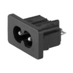 Βύσμα Ρεύματος 2 Pin C8 για Panel 250VAC 2.5A για Panel Schurter 4300.0102 - Image 2