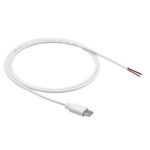 Akyga Καλώδιο USB-C σε 2 Καλώδια Τροφοδοσίας Ατερμάτιστα 60W 1m Λευκό AK-SC-40