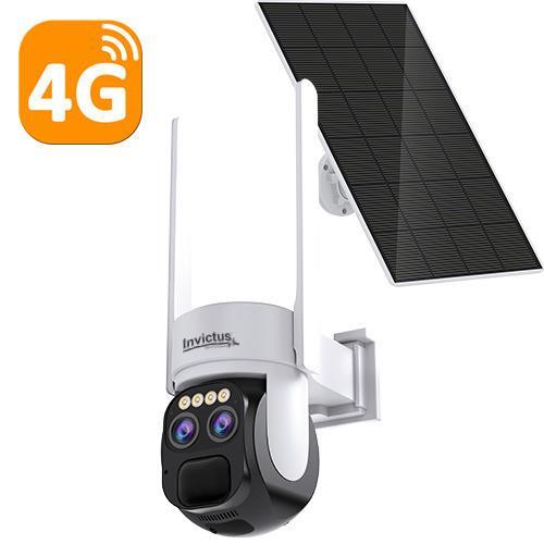 SE10193300-o1.jpg Invictus HTP-2-4G IP 4G Κάμερα Μπαταρίας 3MP Εξωτερικού Χώρου IP66 με Κίνηση, Ανιχνευτή PIR, Ηλιακό Panel & Αμφίδρομο Ήχο, 2 Φακοί 4&12mm - Image 1
